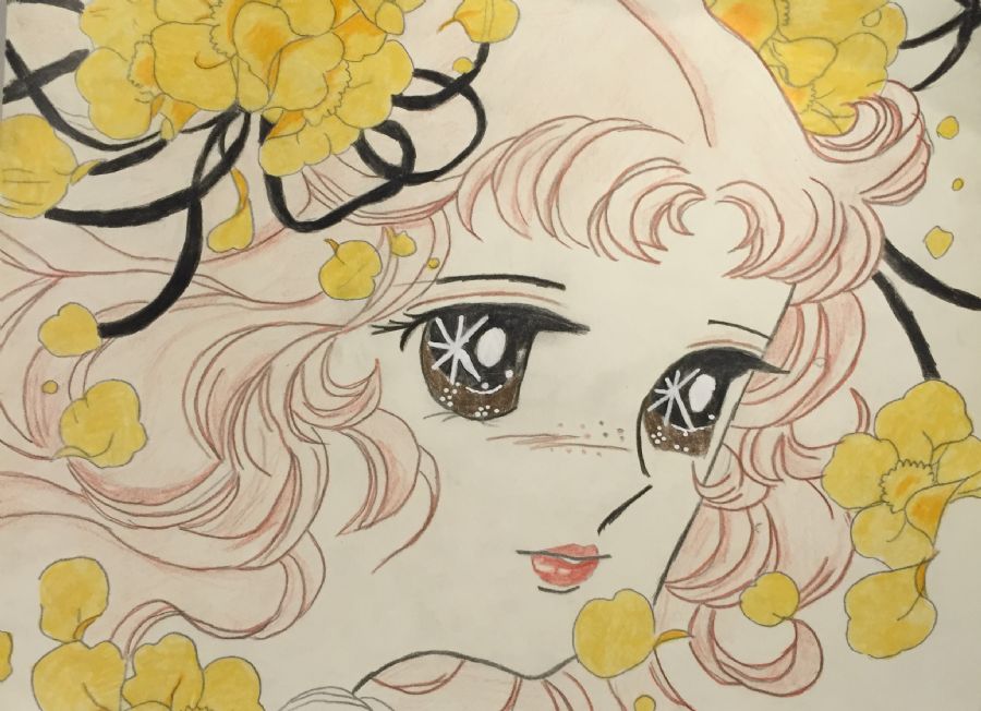 Manga Girl flower