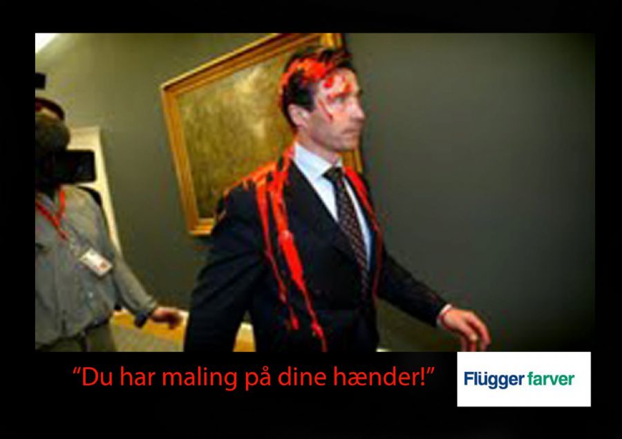 "Du har maling på dine hænder"
