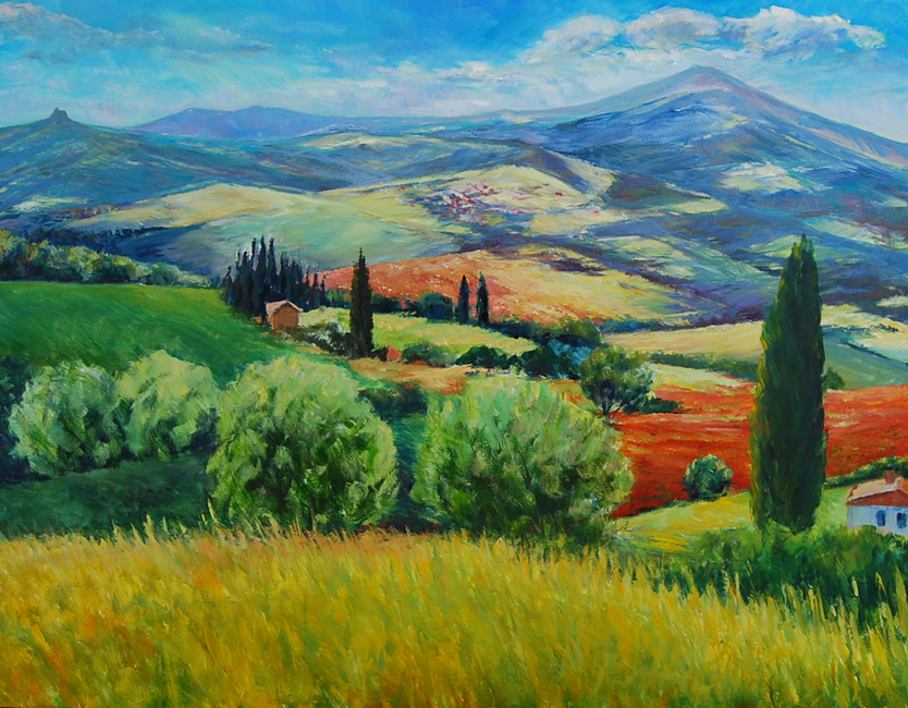 Toscana Val d'Orcia (Solgt)