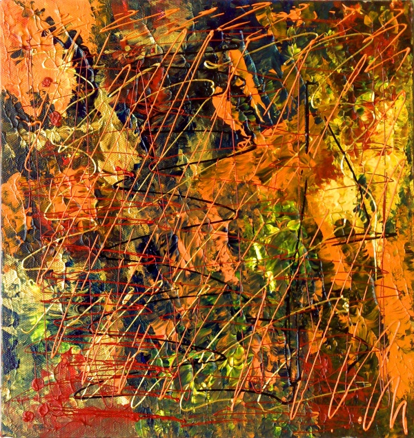 Rød Orange Fantasi