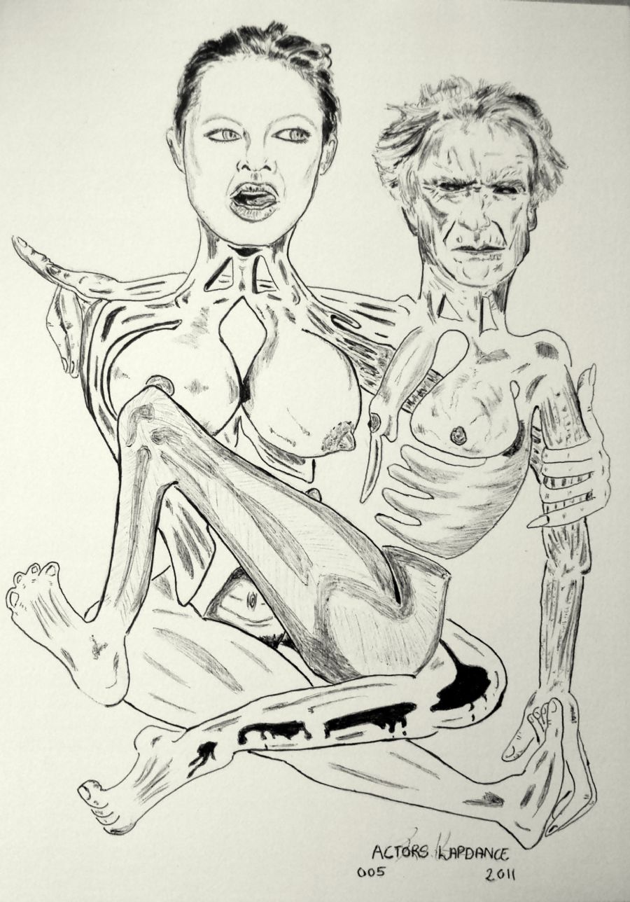 Actors lapdance