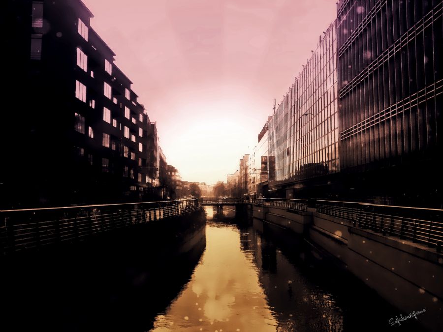 Aarhus by night