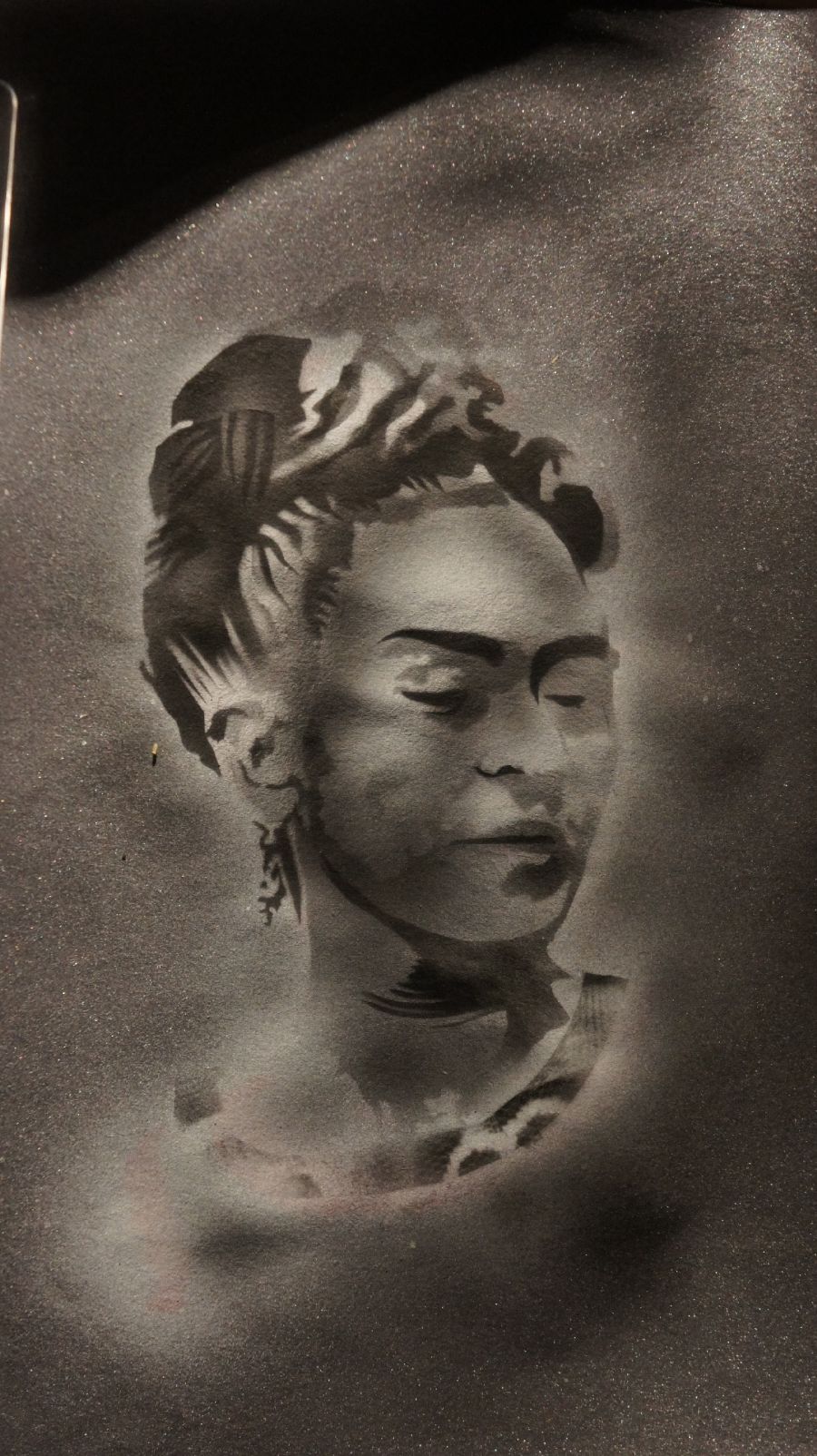 Frida sort, hvid, sølv