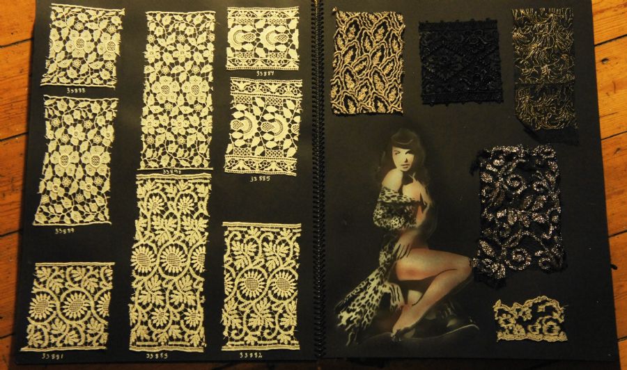 Black Lacebook page