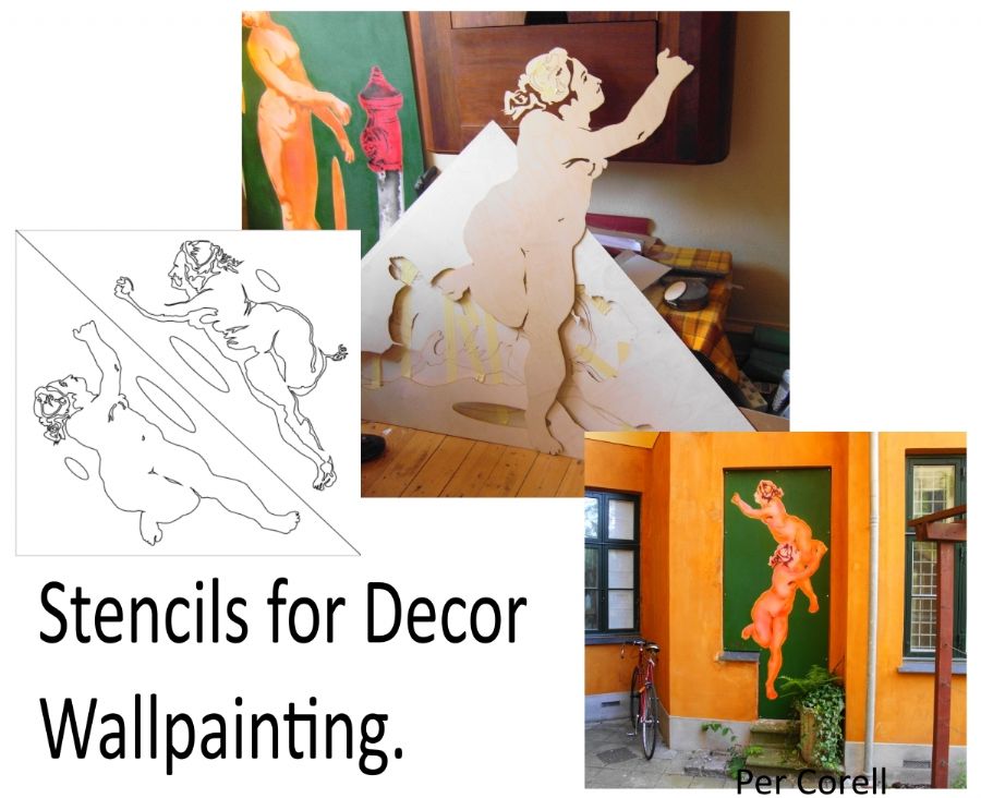 Stencils for Decor Wallpainting