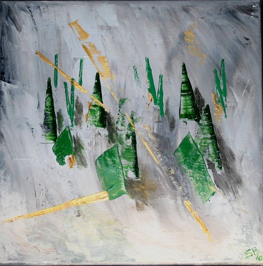 Green trees