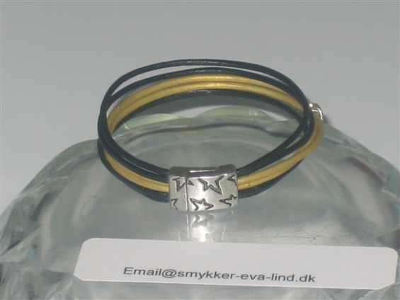 armbånd i læder med magnetlås