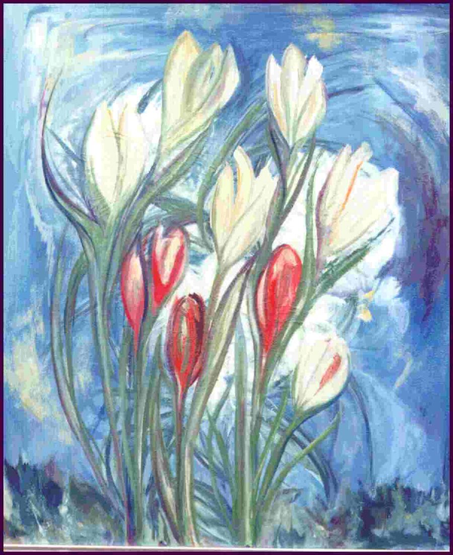 Tulipaner på en varm forårsdag