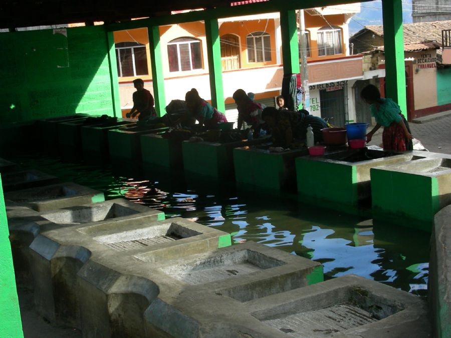 The washing of the water