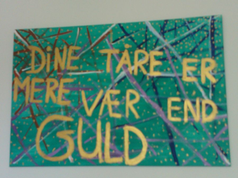 Dine tåre er mere vær end guld