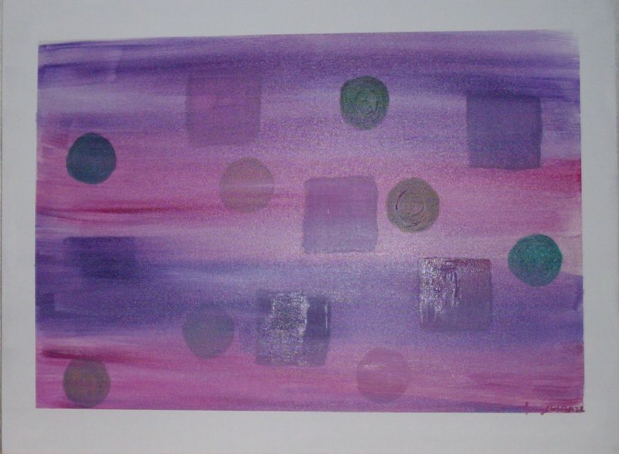 Abstraket kunst.