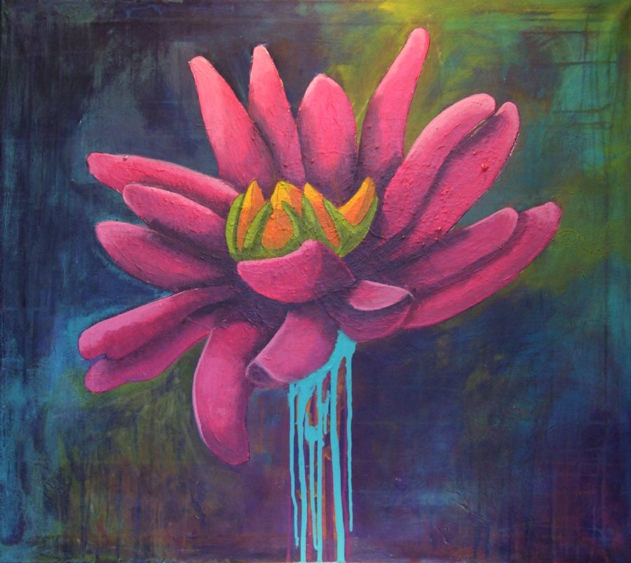 Pink blomst