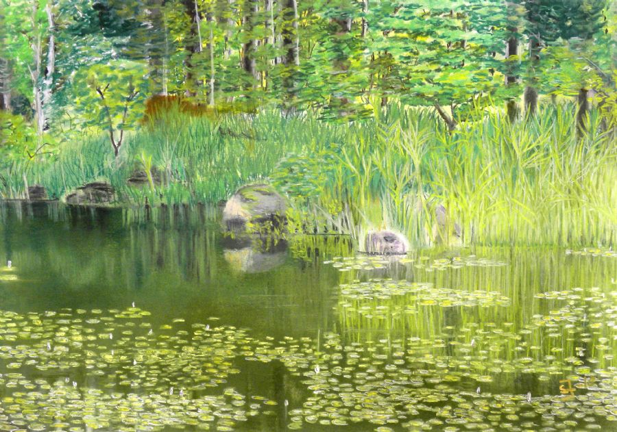 grøn idyl (solgt)