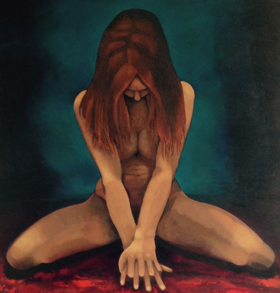 Woman in sorrow