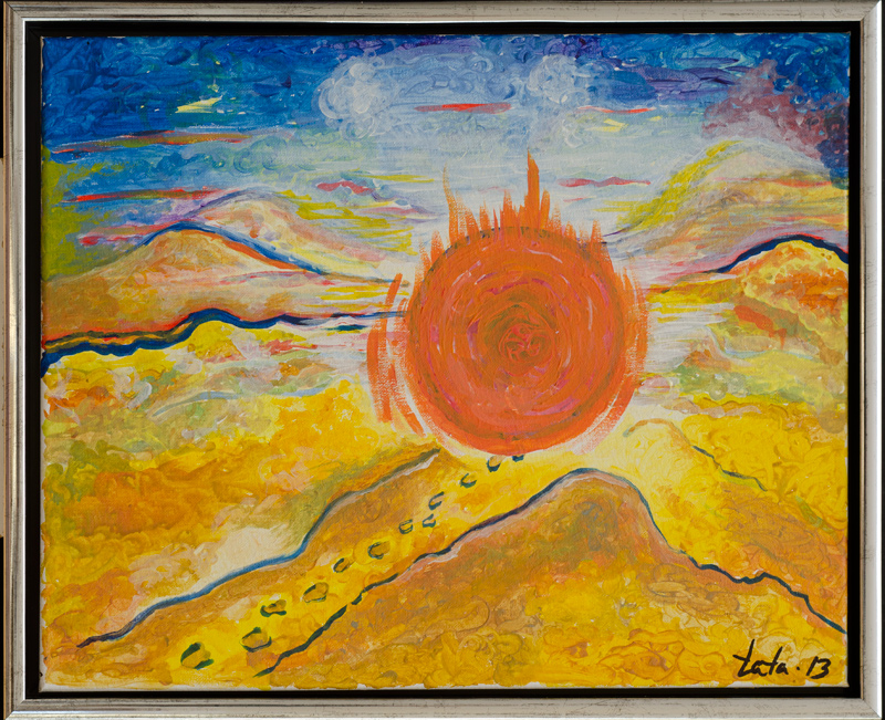 Morgensol i ørkenen