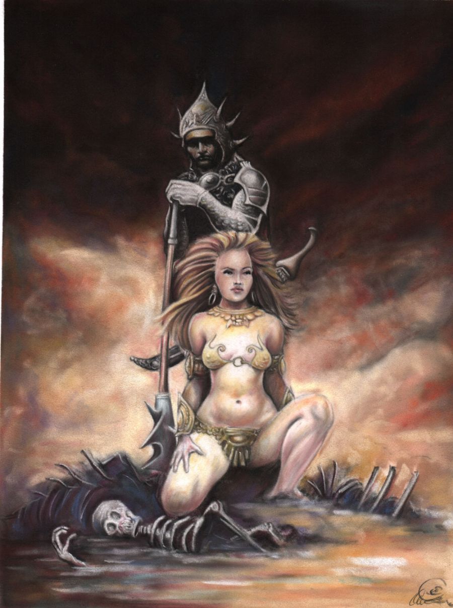 Fantasy warrior queen.