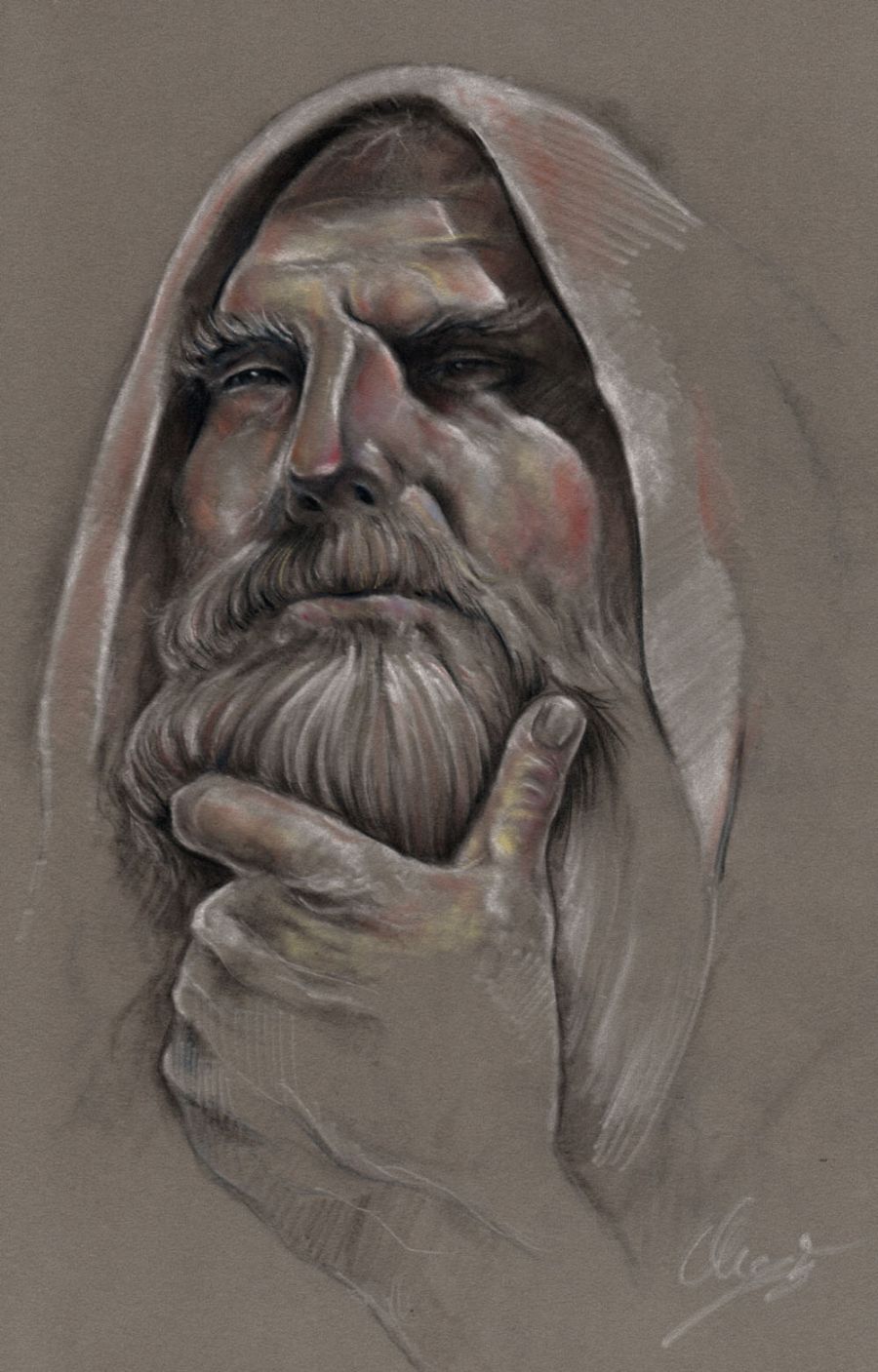 Study of old man