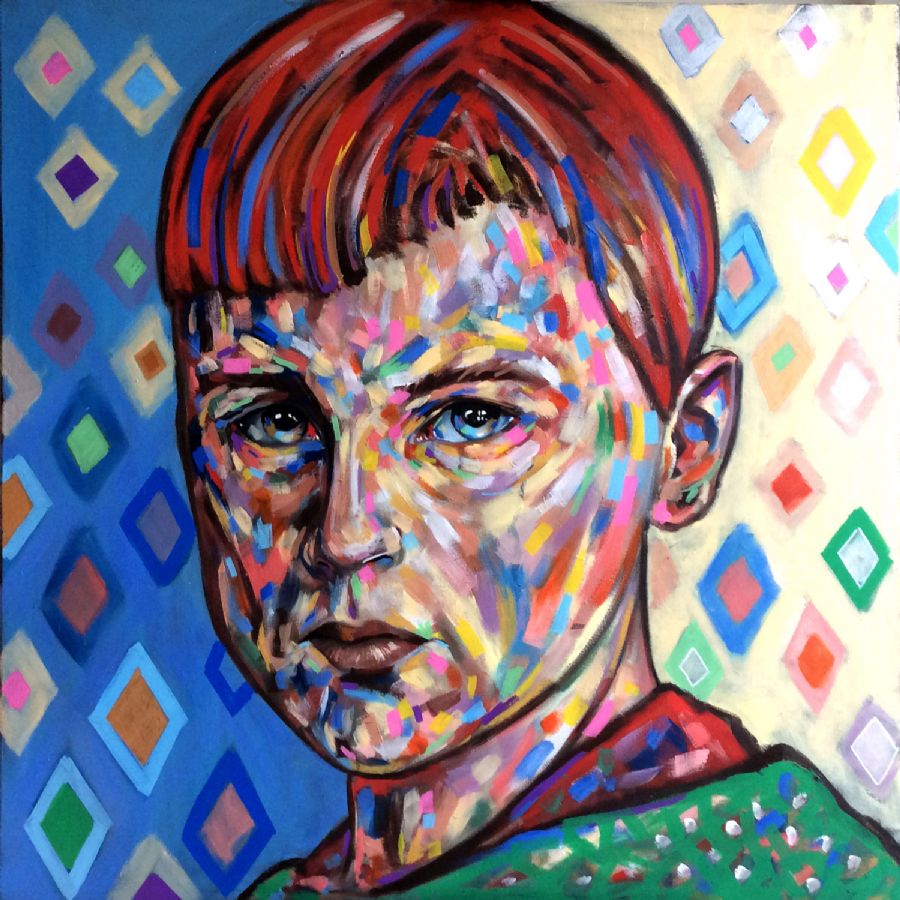 The fragmented man No. 4 ".
