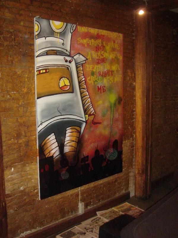 Crying robot