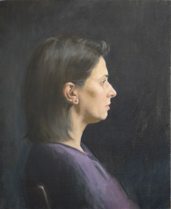 Sylvia – maleri af Anne Koldsø
