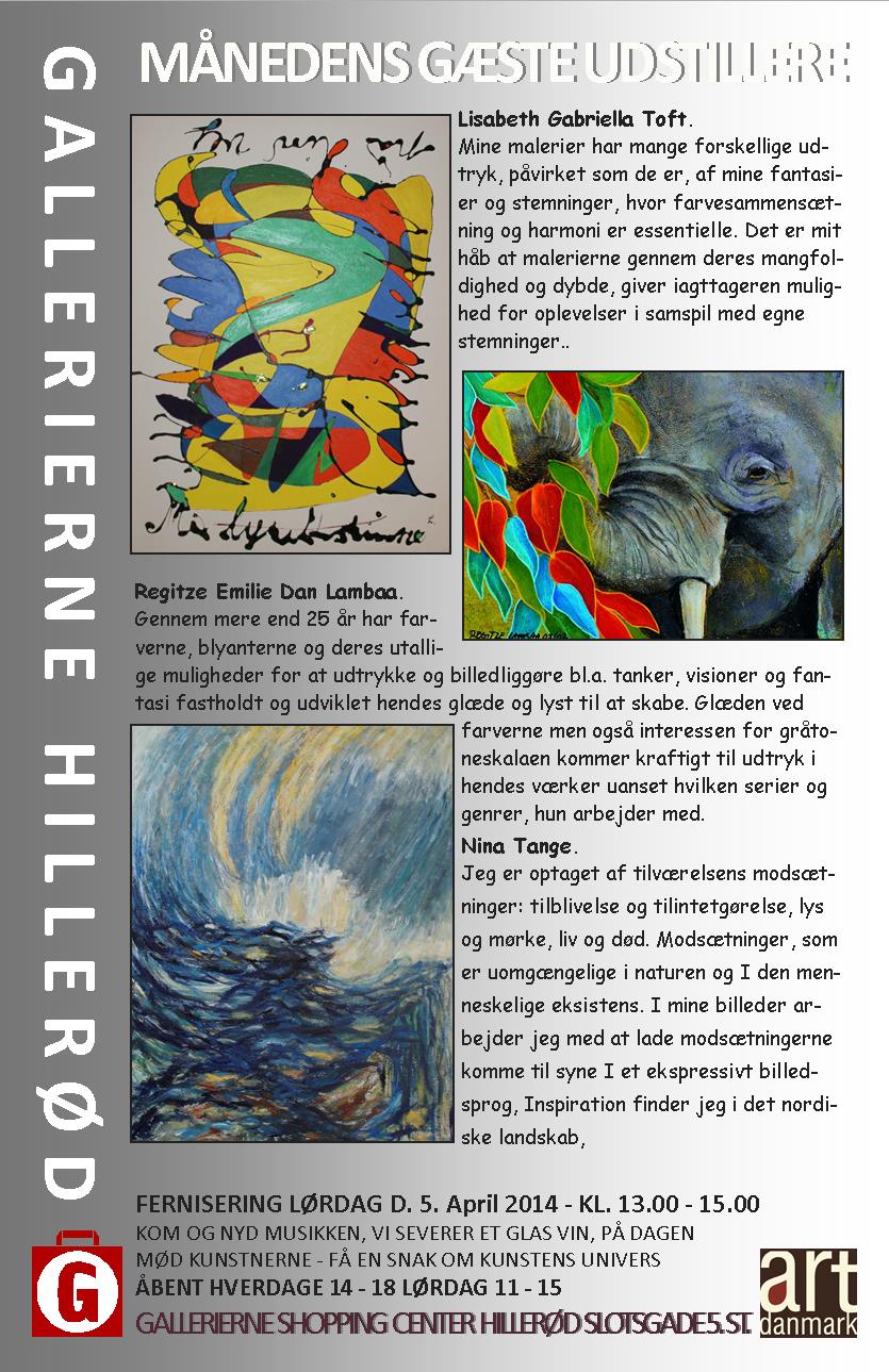 Månedens kunstnere april 2014