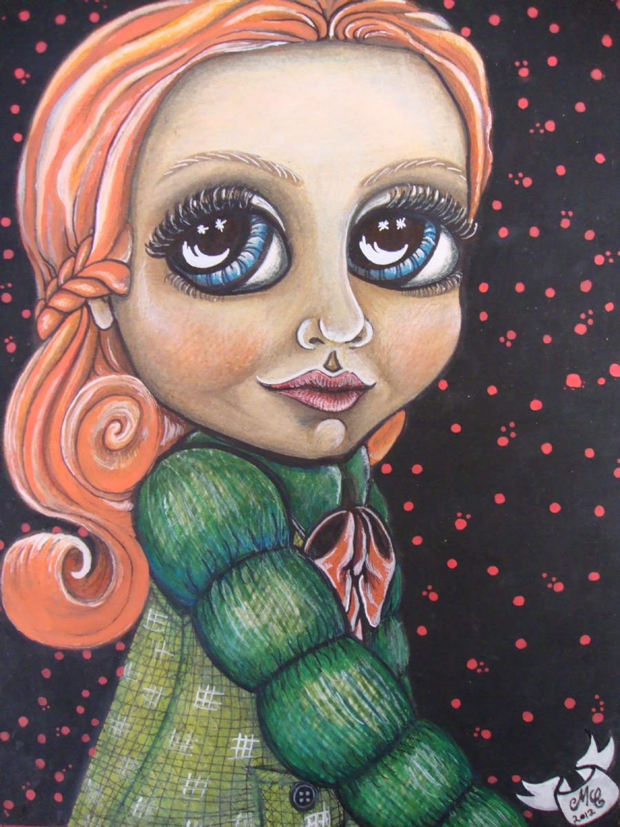 Portait of the red doll