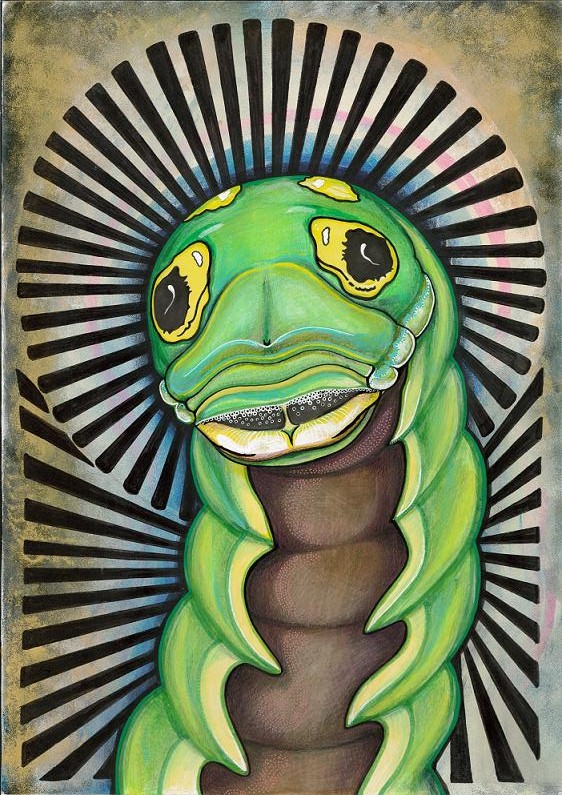 Just a caterpillar