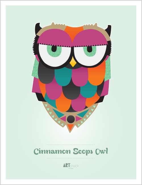 cinnamon scops owl