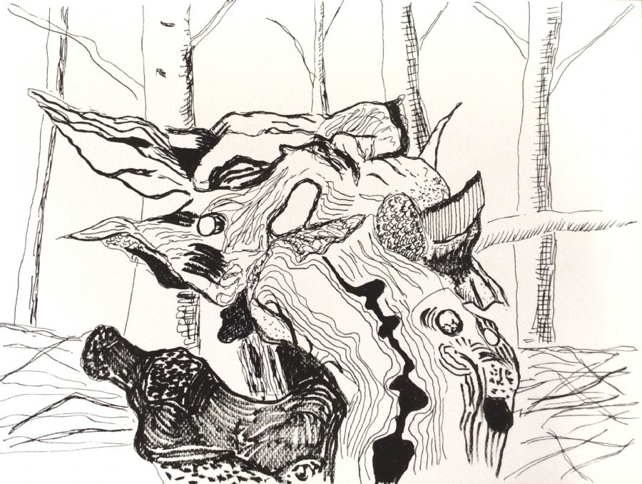 "Gammelt træ 2"