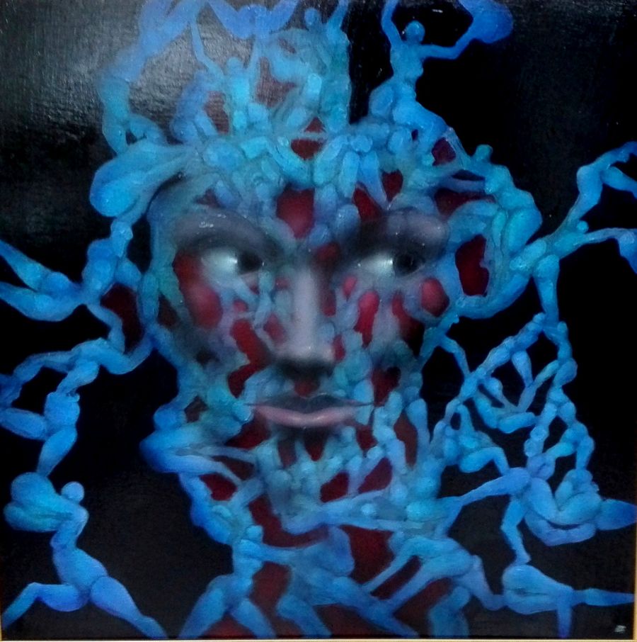 Blue woman 3