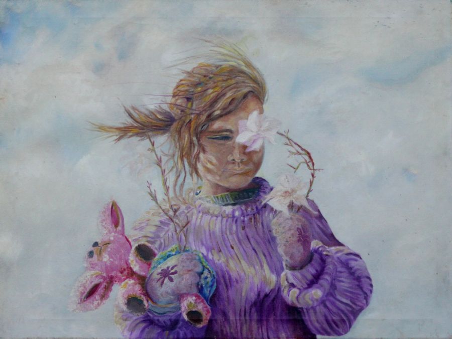 Kim and the Almondflower