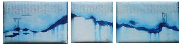 blue landscape