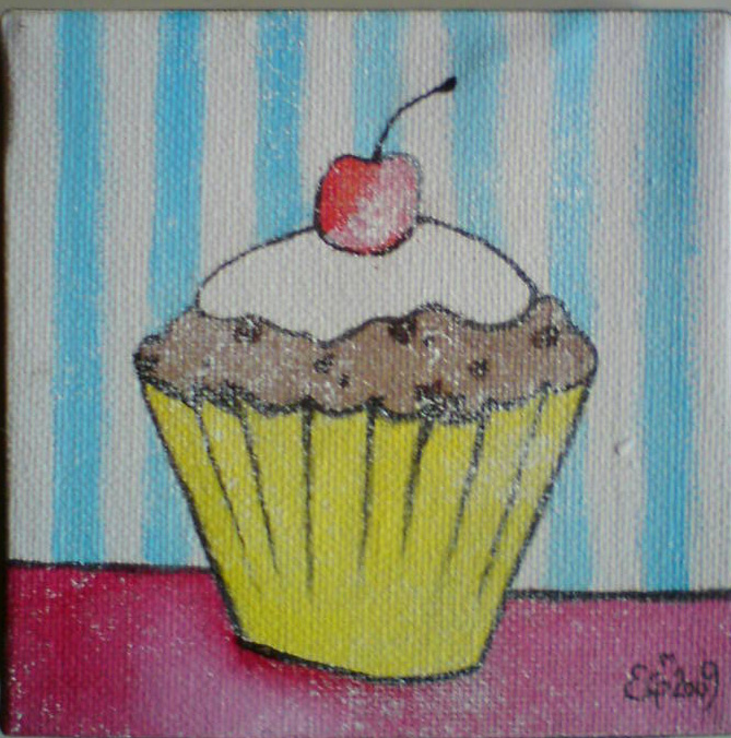 cupcake yellow