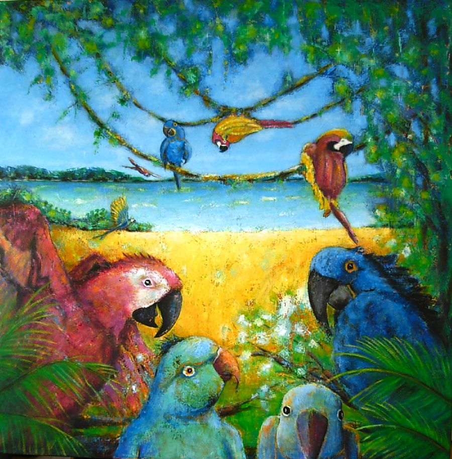 Happy Parrots