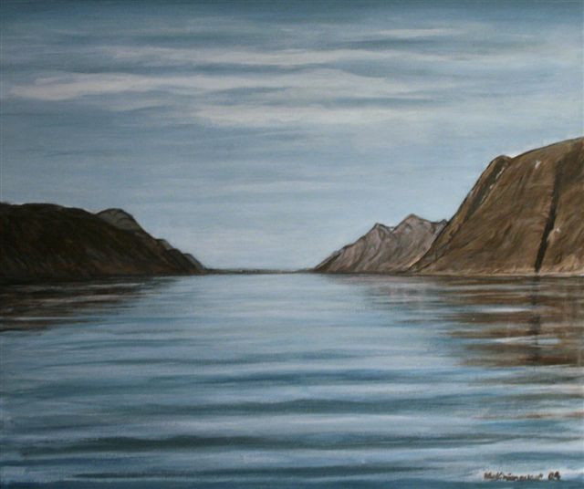 Inde i fjorden