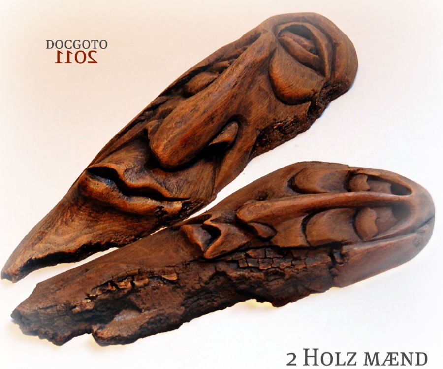 2 holz mænd