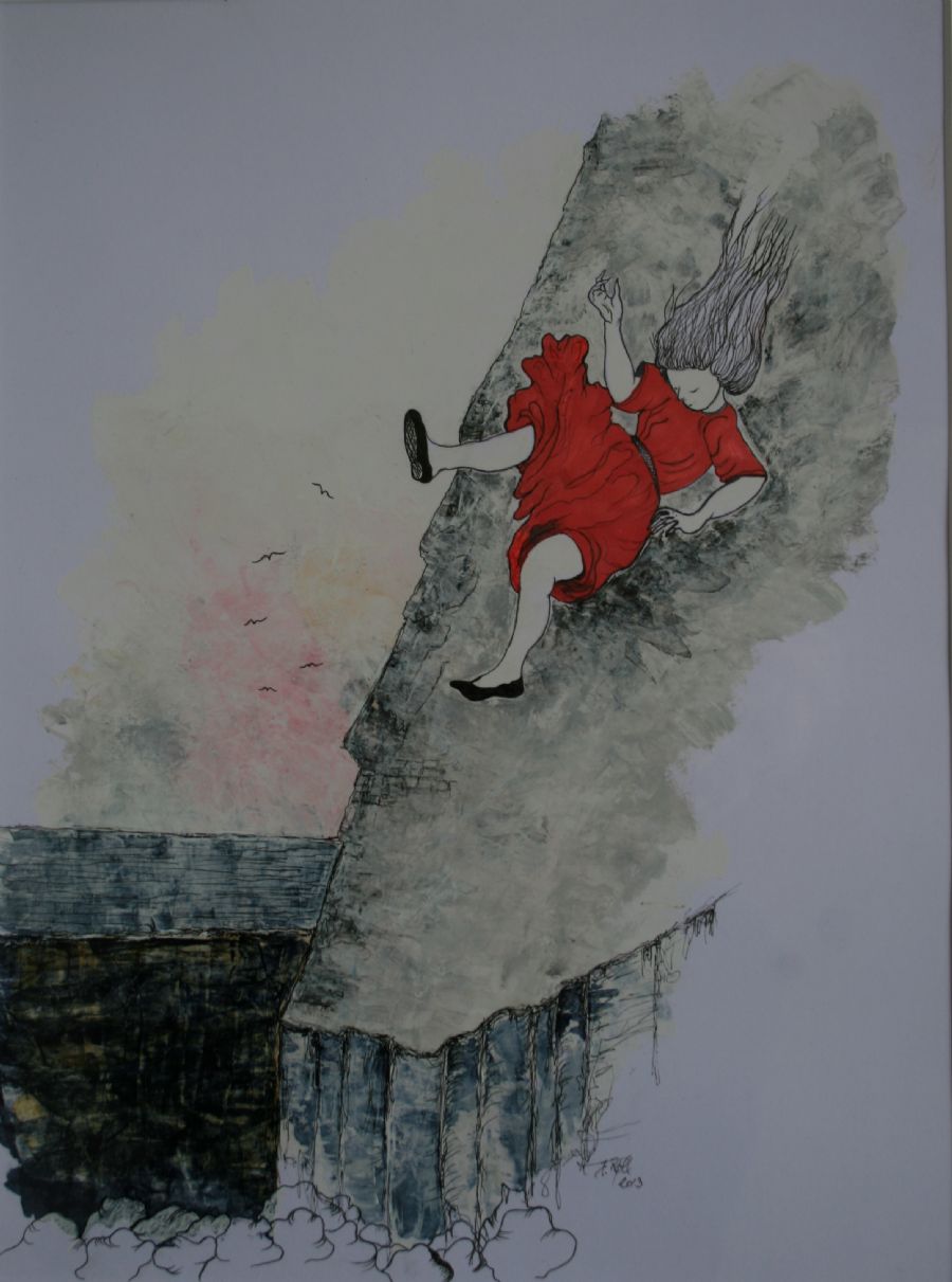 " Going down"