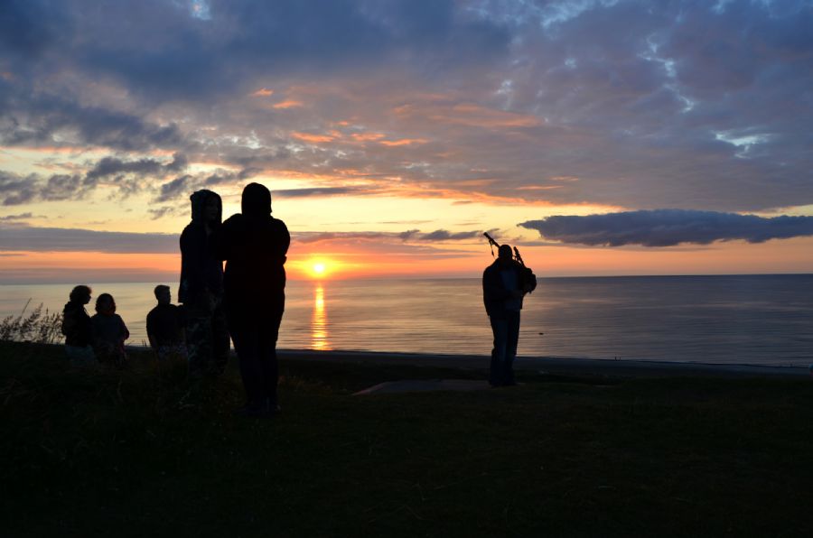 solnedgang