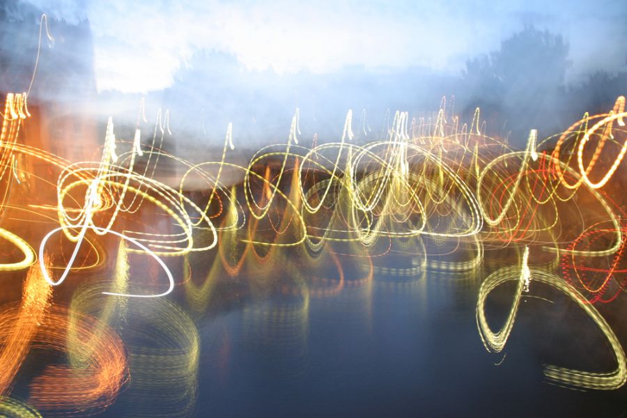 Blurred colours