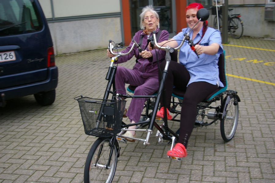 Parallelcykel til 2 personer