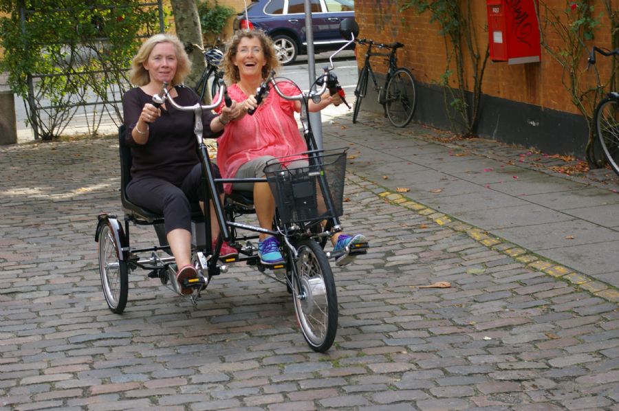 Parallelcykel til 2 personer