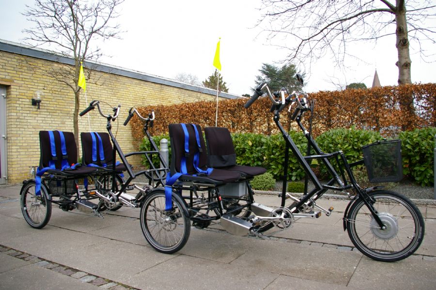 Parallelcykel til 4 personer