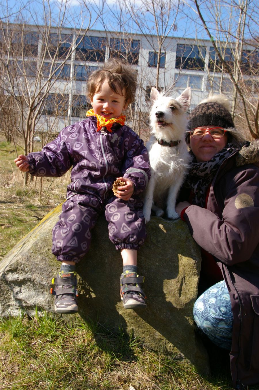 Villads, Balder og Janne Wolfeld