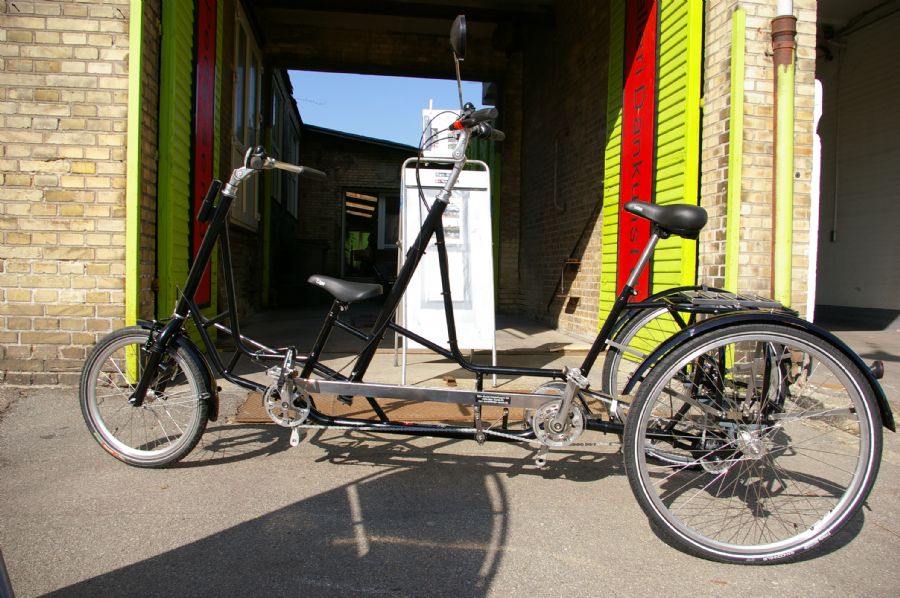 3-hjulet tandem fra Dan-Kunst.dk