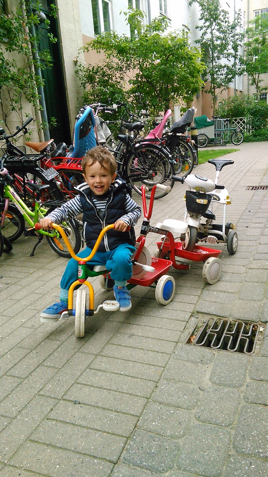 Villads på cykeltog