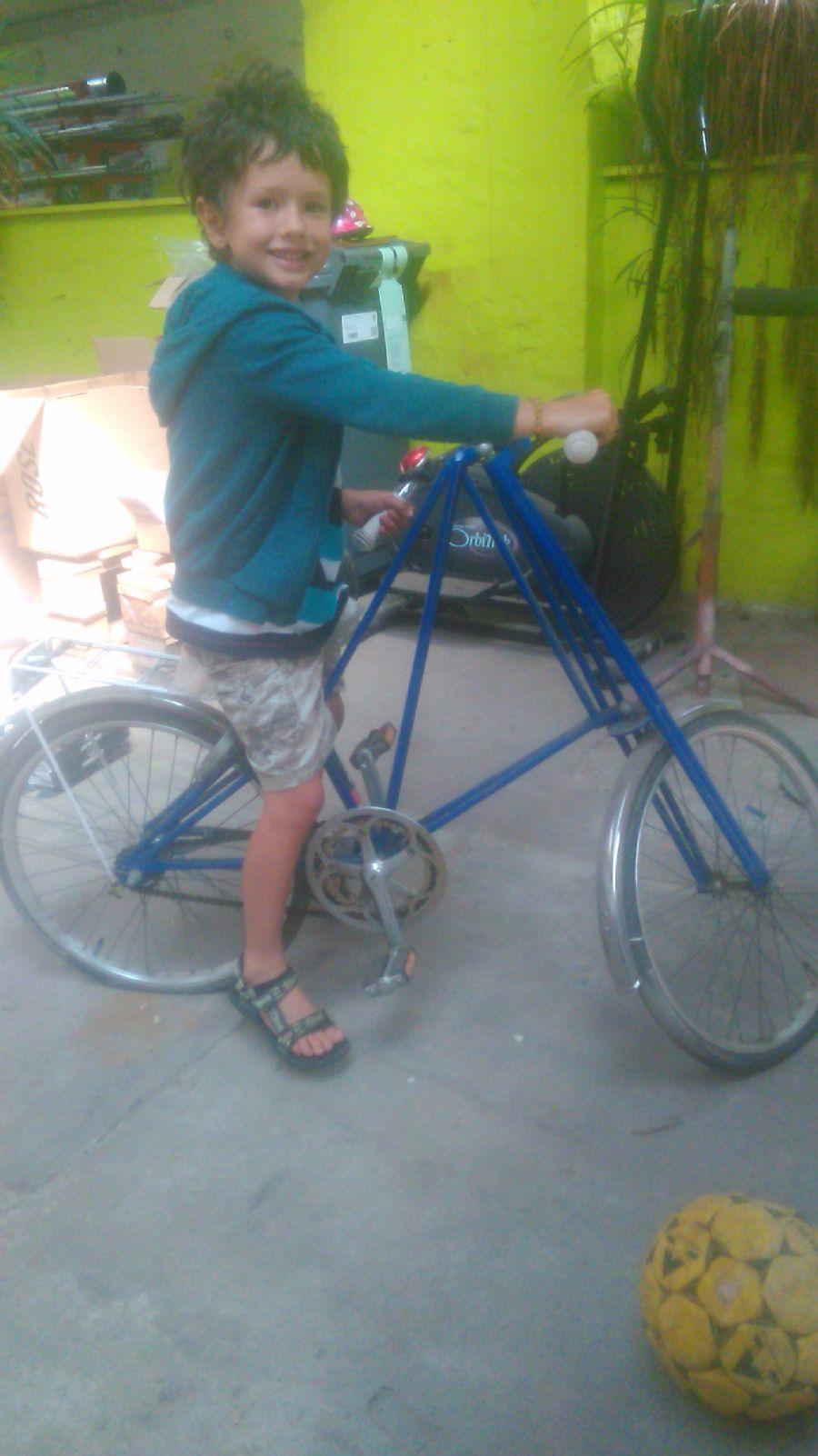 Mr.Pedersen cykel til Villads