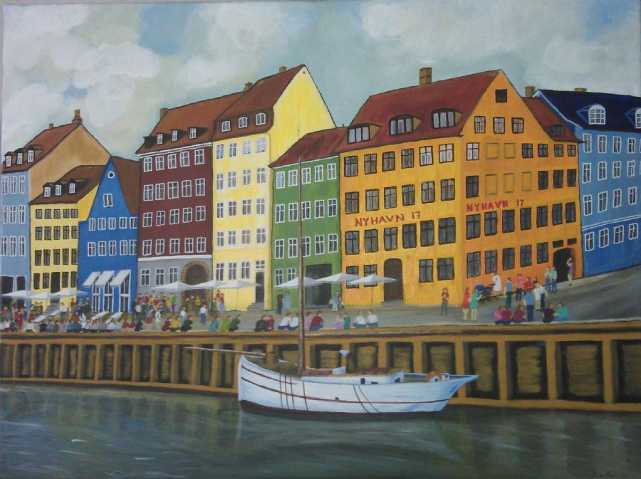 Forår i Nyhavn
