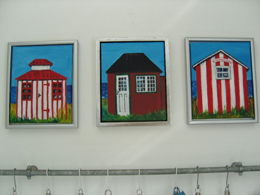 badehuse på Ærø