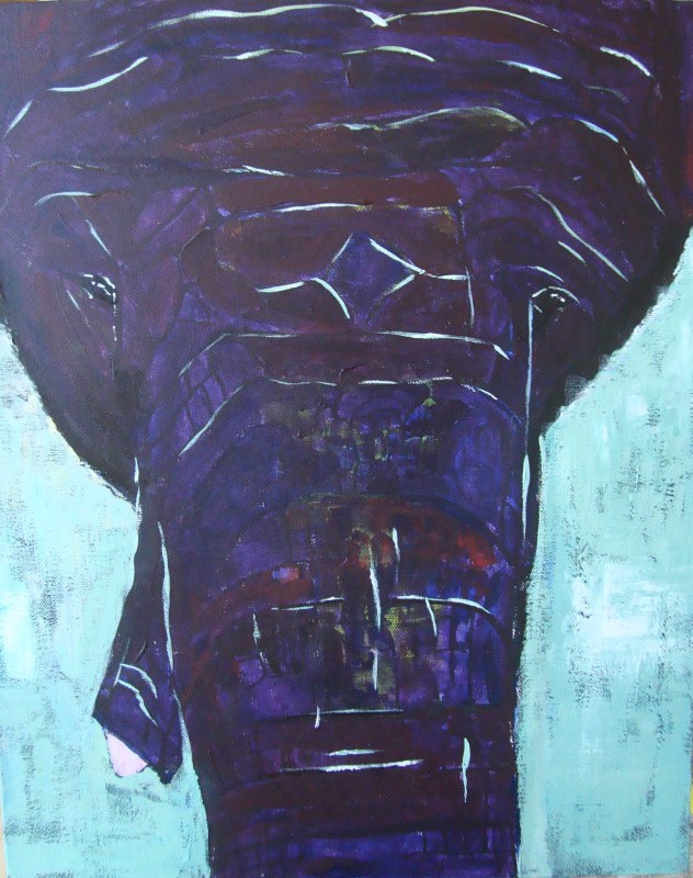 Krøllet elefant