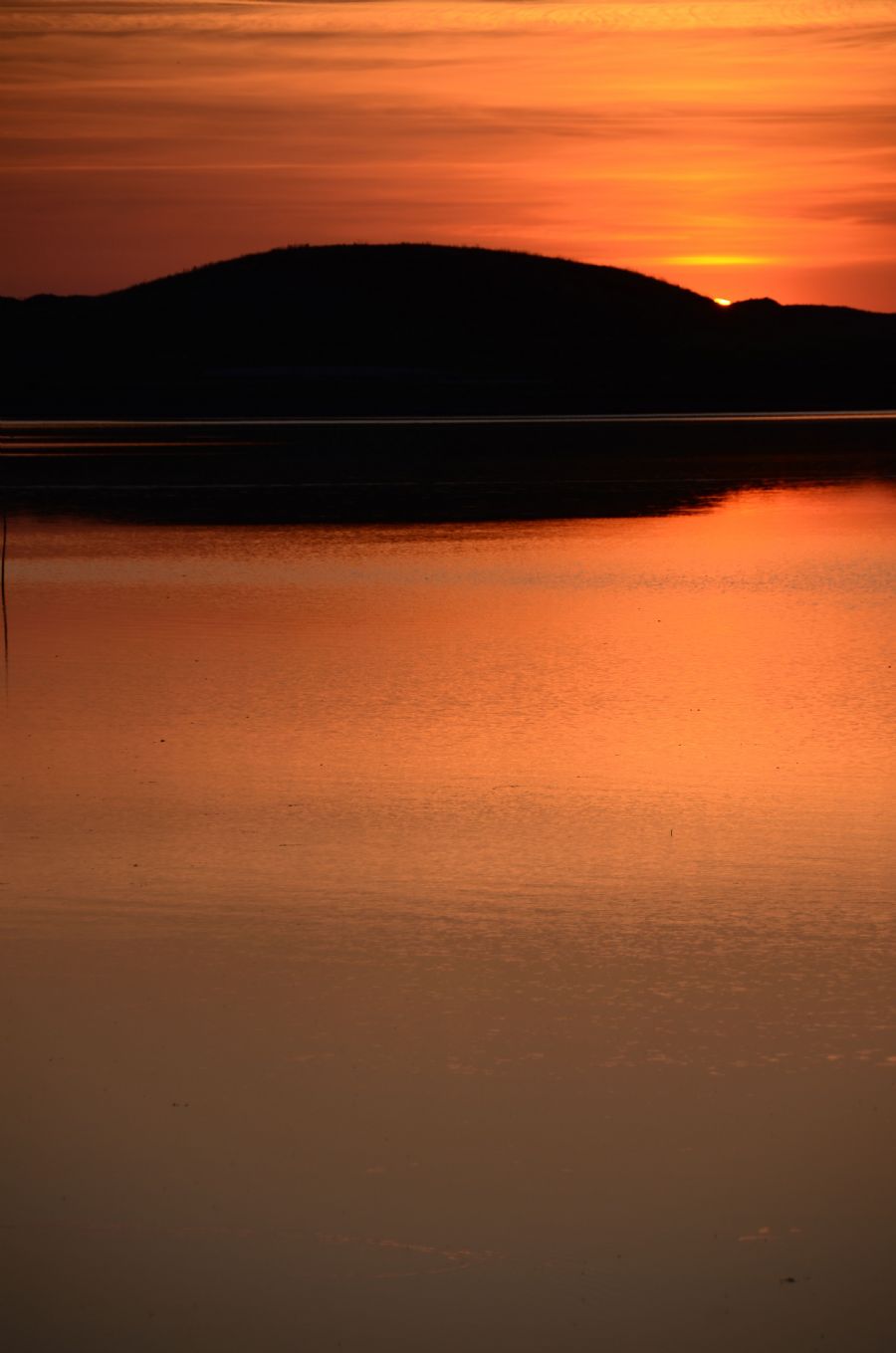 solnedgang...